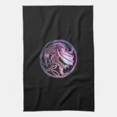 Celtic Dragon Round Küchentuch (Vertikal)