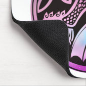 Celtic Dragon Round Mousepad (Ecke)