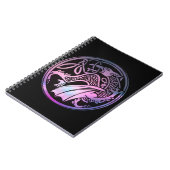 Celtic Dragon Round Notizblock (Linke Seite)