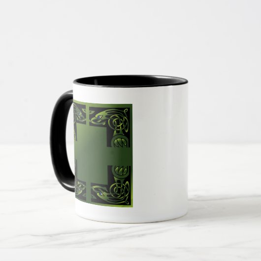 Celtic Dragon Tasse (Vorderseite Links)