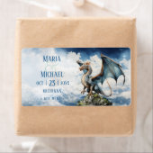 Celtic Dragon Wedding Small Wine Flasche (Insitu)