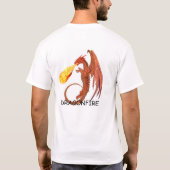 Celtic Dragonfire T - Shirt (Rückseite)