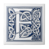 Celtic E Monogram Fliese (Vorderseite)