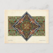 Celtic Eagles Design Postkarte (Vorderseite)