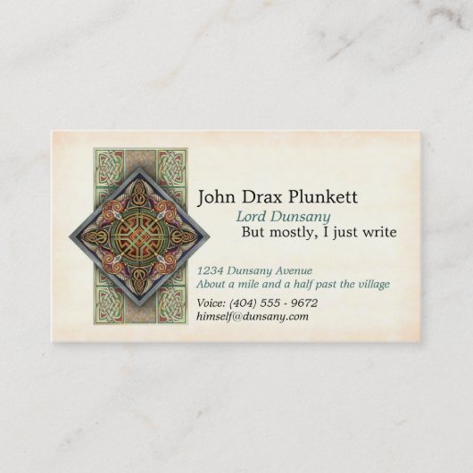 Celtic-Eagles-Visitenkarten Visitenkarte (Vorderseite)