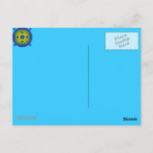 Celtic Earth Orb Lesezeichen Postcard Postkarte (Rückseite)