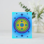 Celtic Earth Orb Postcard Postkarte (Stehend Vorderseite)