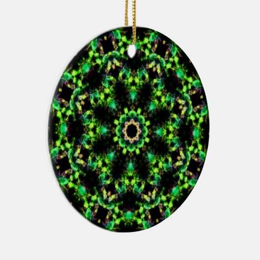 Celtic Emerald Wreath Ornament - 2 Seiten Design (Rechts)
