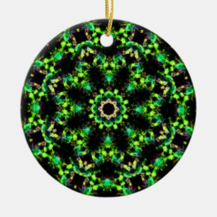 Celtic Emerald Wreath Ornament - 2 Seiten Design