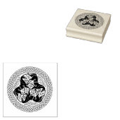 Celtic Epona Knoten mit Pferden Gummistempel (Stempel)