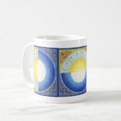 Celtic Equinox Sun and Moon Kaffeetasse (Vorderseite Links)