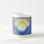 Celtic Equinox Sun and Moon Kaffeetasse (Mittel)