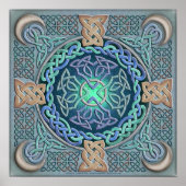 Celtic Eye of the World Fine Art Poster (Vorne)