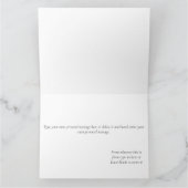 Celtic Familiar Dragon Father's Day Card Karte (Innenseite)