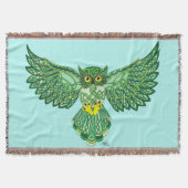 Celtic Flight Owl Green Decke (Vorderseite)
