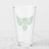 Celtic Flight Owl Green Glas (Rückseite)