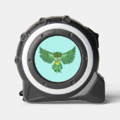 Celtic Flight Owl Green Maßband (Vorderseite)