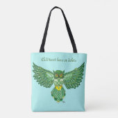 Celtic Flight Owl Green Tasche (Rückseite)