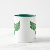 Celtic Flight Owl Green Tasse (Zentrum)
