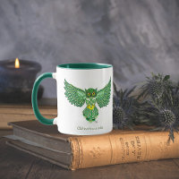 Celtic Flight Owl Green