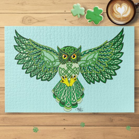 Celtic Flight Owl Puzzle