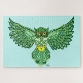 Celtic Flight Owl Puzzle (Horizontal)