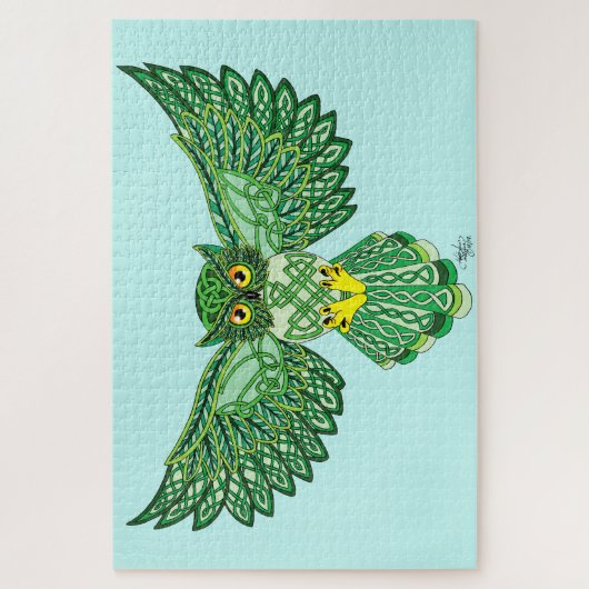 Celtic Flight Owl Puzzle (Vertikal)