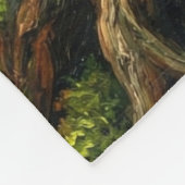 Celtic Forest Queen Red Fox Witch Fantasy Art ( Fleecedecke (Ecke)