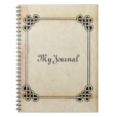 Celtic Frame Antique Journal Notizblock (Vorderseite)