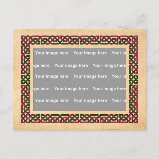 Celtic Frame Postcard Postkarte (Vorderseite)