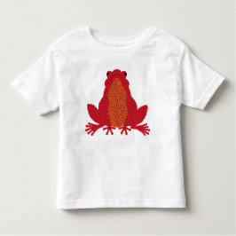 Celtic Frog - Red Kleinkind T-shirt