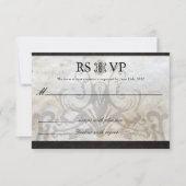 Celtic Gaelic Knot Wedding RSVP Card (Vorderseite)