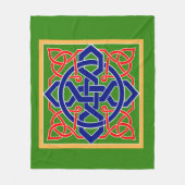 Celtic Galway Fleecedecke (Vorderseite)