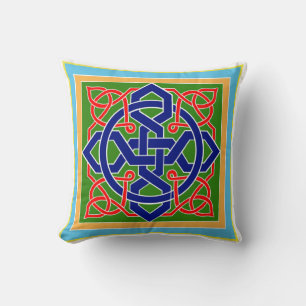 Celtic Galway Reversible Throw Pillow Kissen