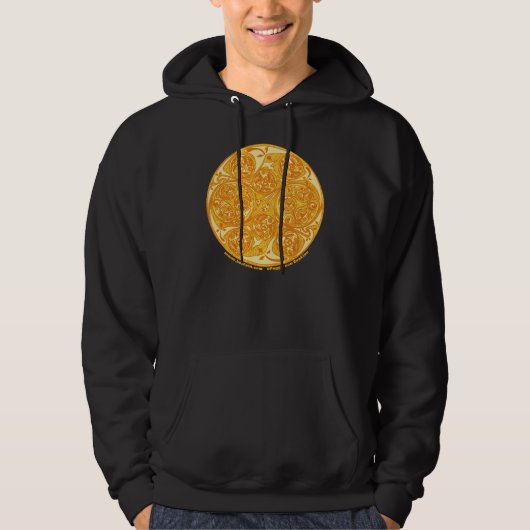 Celtic-gewundene Kunst-Mandala-Kapuzenpullis Hoodie (Vorderseite)