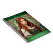 Celtic Girl 2 SpiralNotebook Notizblock (Rechte Seite)
