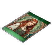 Celtic Girl 2 SpiralNotebook Notizblock (Linke Seite)