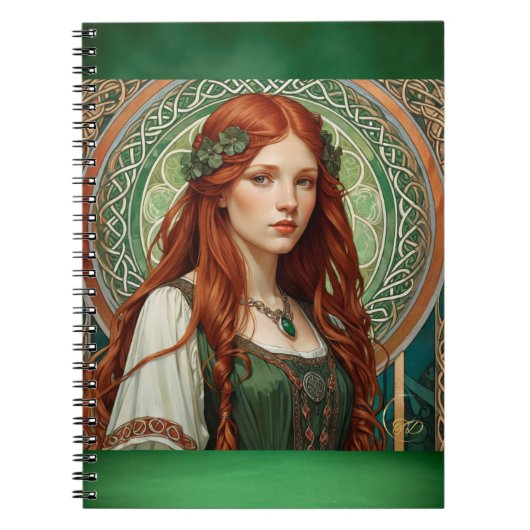 Celtic Girl 2 SpiralNotebook Notizblock (Vorderseite)