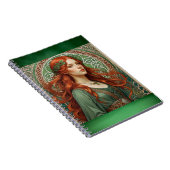 Celtic Girl 3 Spiral Notebook Notizblock (Rechte Seite)