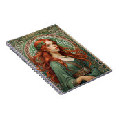 Celtic Girl Spiral Notebook 7 Notizblock (Rechte Seite)