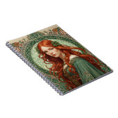 Celtic Girl Spiral Notebook 8 Notizblock (Rechte Seite)