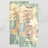Celtic Glory Irish Wedding Menu Menükarte (Vorne/Hinten)