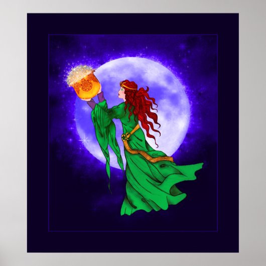 Celtic Goddess Cerridwen Poster (Vorne)