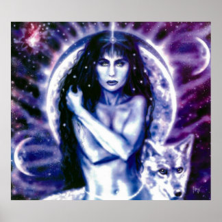 Celtic Goddess Hecate von Lisa Iris Poster