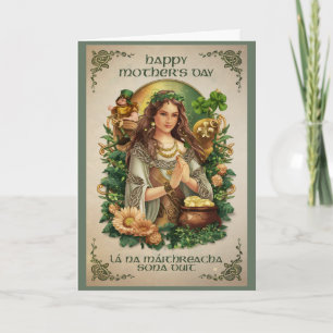 Celtic Goddess Irish Mother Day Karte