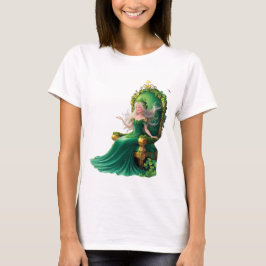 Celtic Goddess of Luck - St. Patrick's Day Fantasy T-Shirt