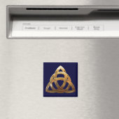 Celtic Gold Trinity Knot Magnet (In Situ (Geschirrspüler))