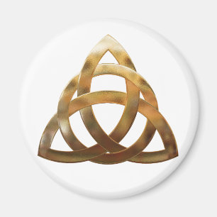 Celtic Gold Trinity Knot Magnet