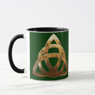 Celtic Gold Trinity Knot Tasse