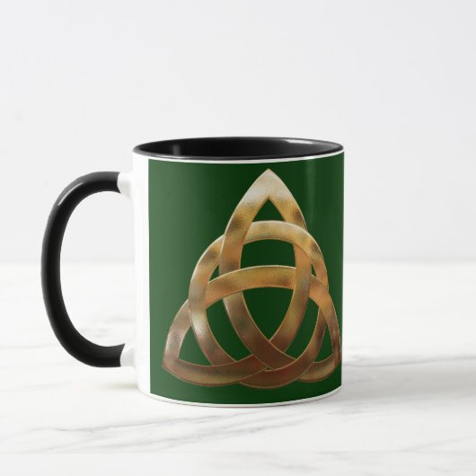 Celtic Gold Trinity Knot Tasse (Links)